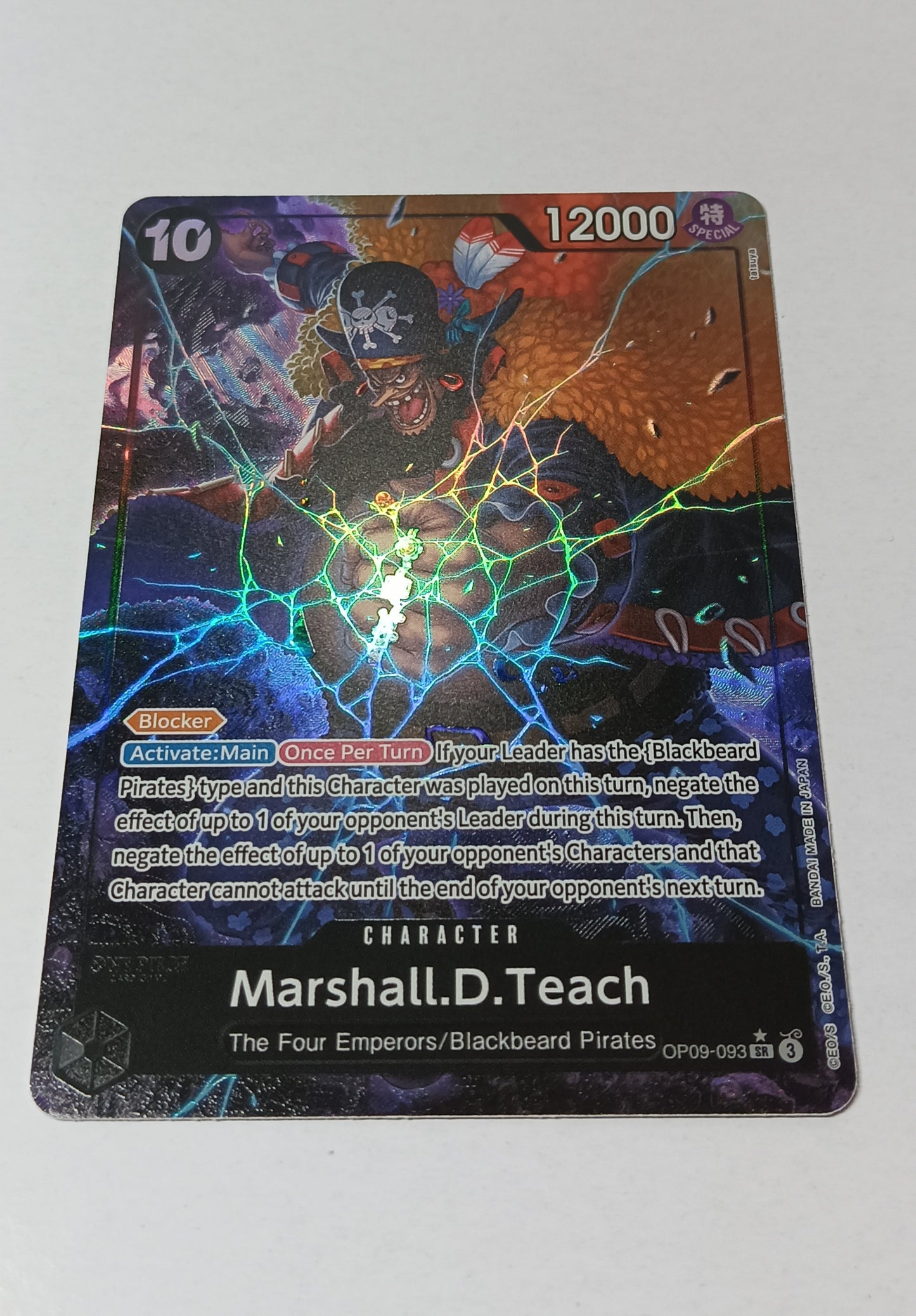 Marshall.D.Teach (093) (Alternate Art) - Emperors in the New World (OP09)